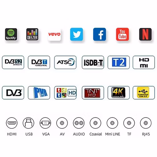 Neuer günstiger 43-Zoll-heißverkaufter neuer Produktbildschirm-LED-Fernseher 4K gebogener Smart-TV