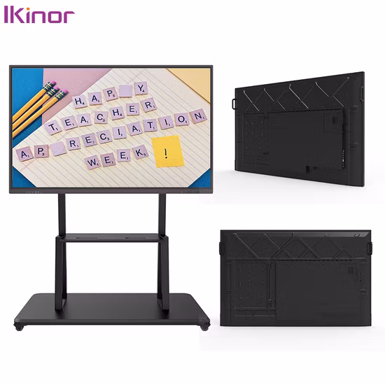 110-Zoll-T982-Lösung, Infrarot-Touch-LED-Smartboard, interaktiver Flachbildschirm, Android-TV mit Whiteboard